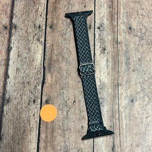 5for$10 - 38mm/40mm Apple watch bands Thin White black zigzag - NWT